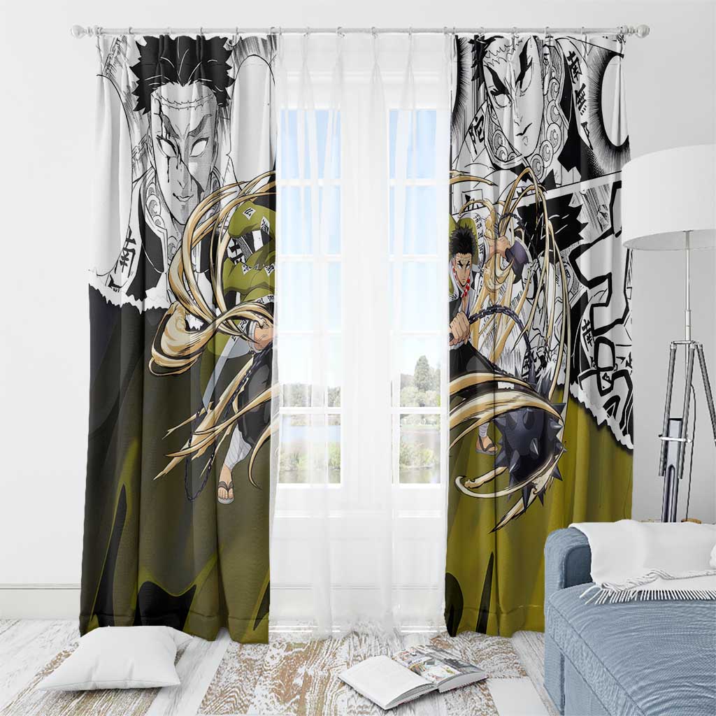 Guts and Casca Berserk Window Curtain with Dark Fantasy Battle-Ready Design - The Mazicc