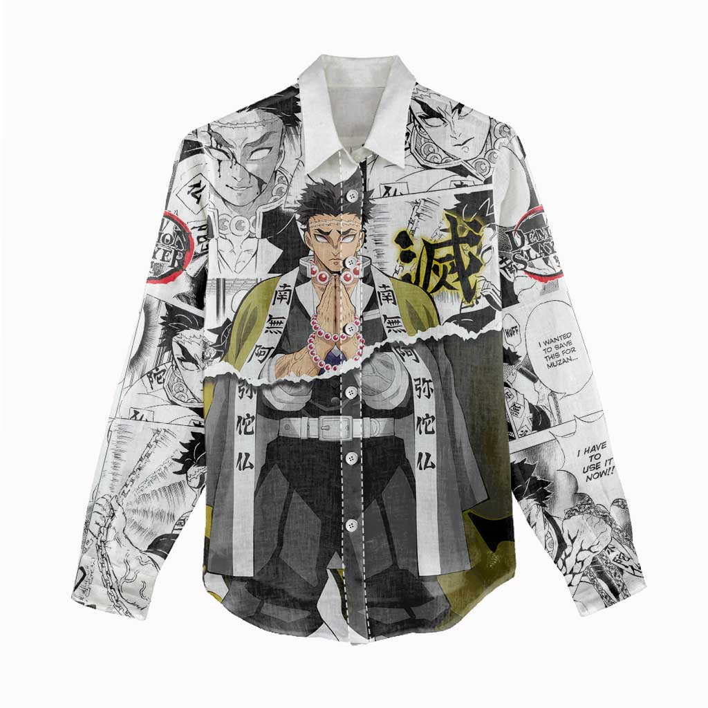 Guts and Casca Berserk Women Casual Shirt with Dark Fantasy Battle-Ready Design - The Mazicc