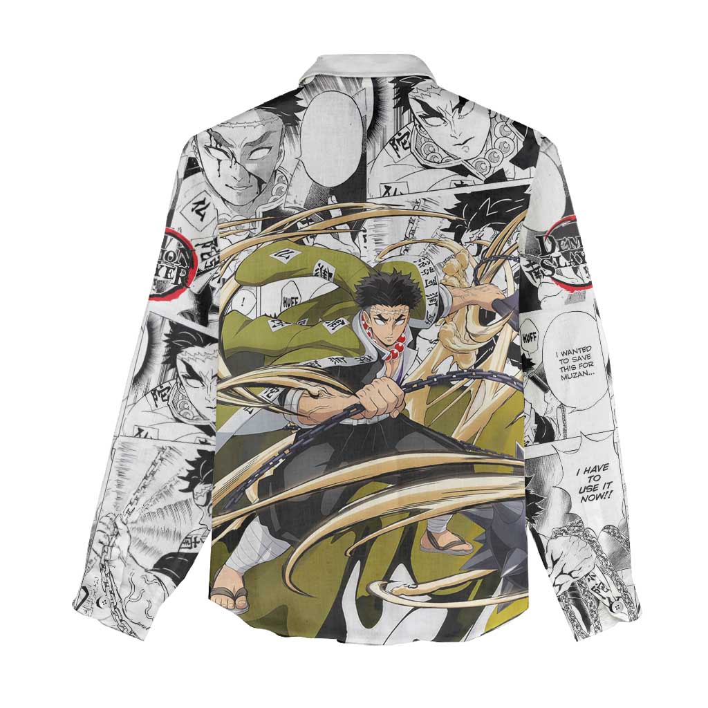 Guts and Casca Berserk Women Casual Shirt with Dark Fantasy Battle-Ready Design - The Mazicc