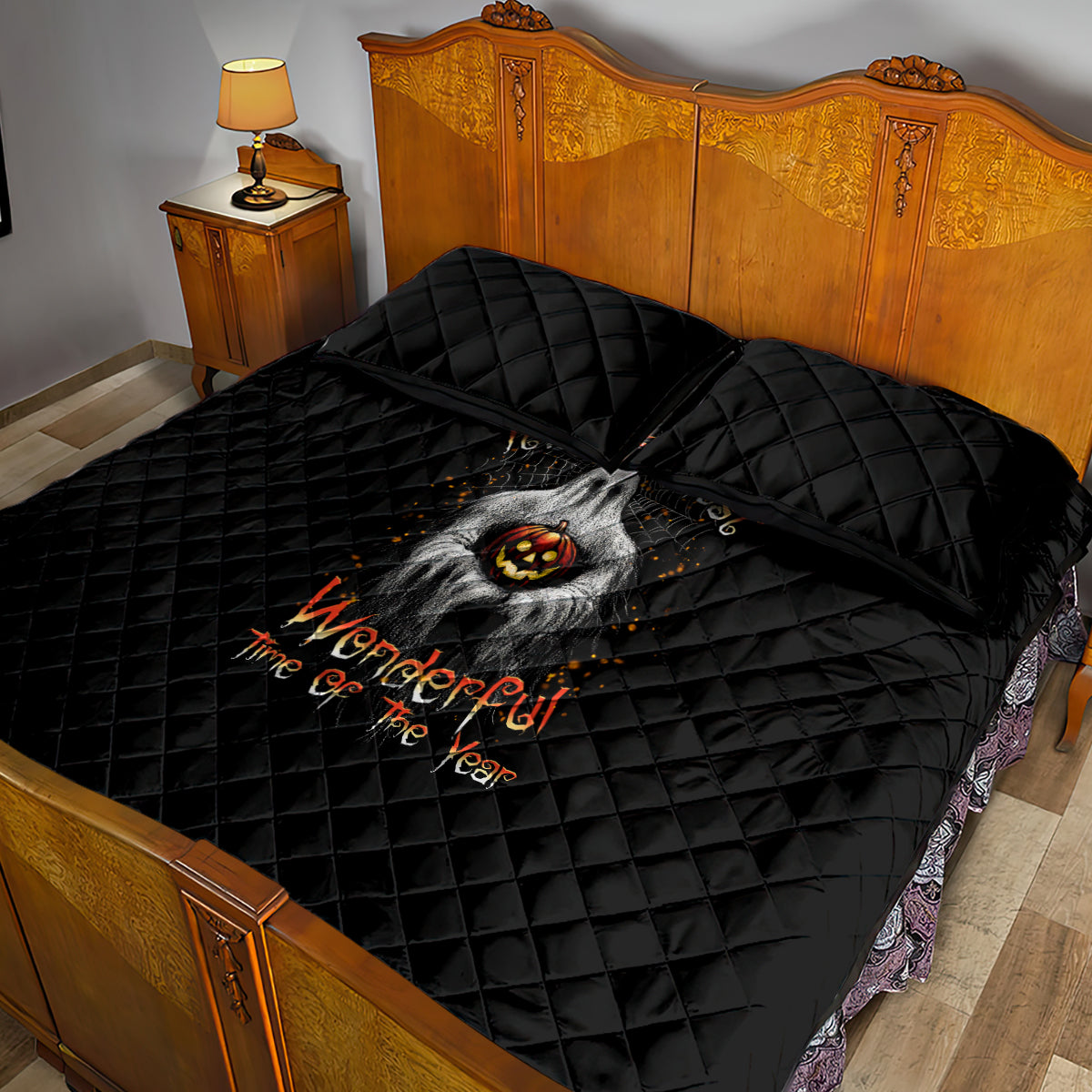 its-the-most-wonderful-time-halloween-quilt-bed-set