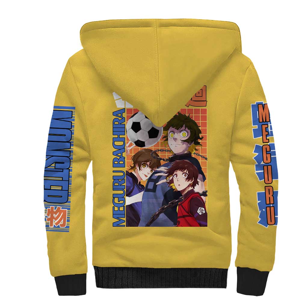 Meguru Bachira Blue Lock Sherpa Hoodie Japan Anime Style TS04