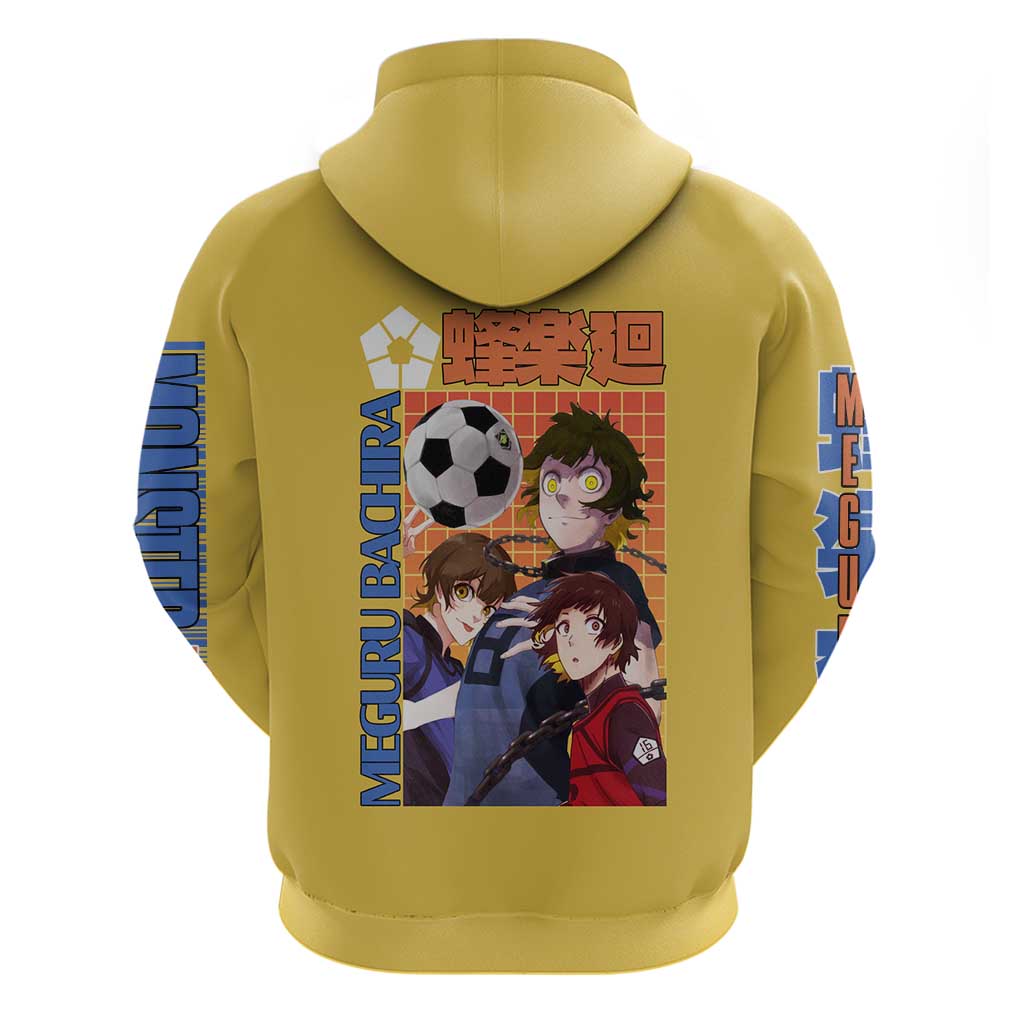 Meguru Bachira Blue Lock Zip Hoodie Japan Anime Style TS04