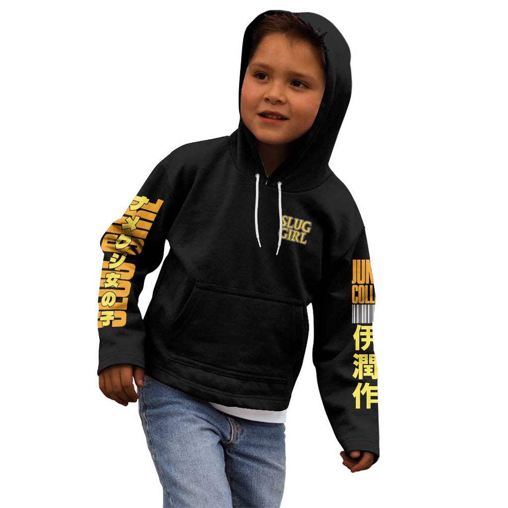 Slug Girl Junji Ito Collection Kid Hoodie Anime Style