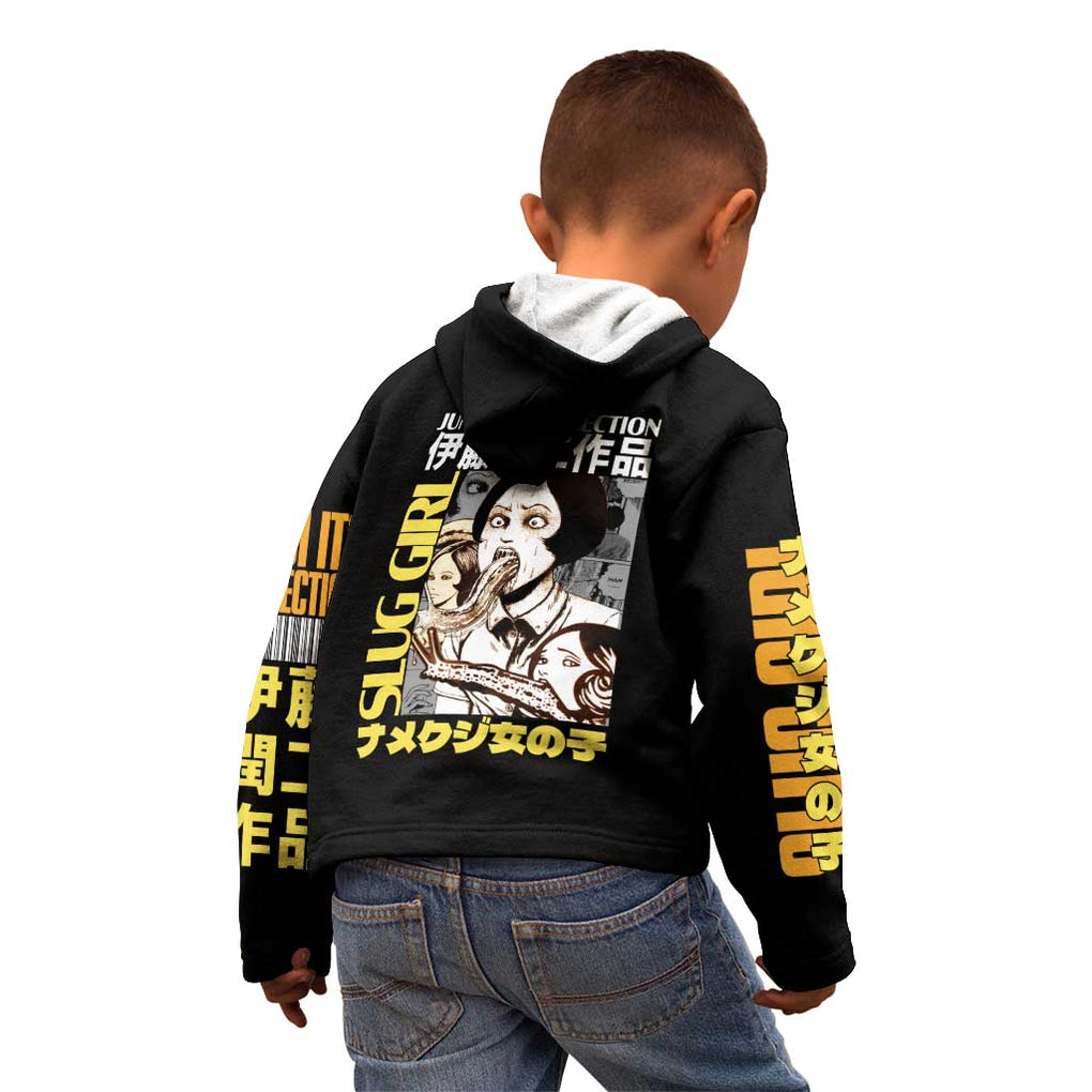 Slug Girl Junji Ito Collection Kid Hoodie Anime Style