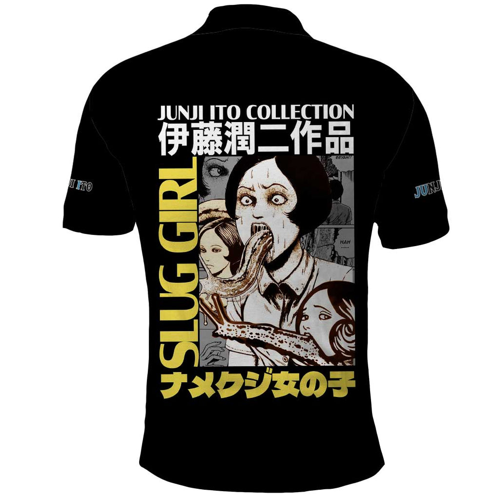 Slug Girl Junji Ito Collection Polo Shirt Anime Style