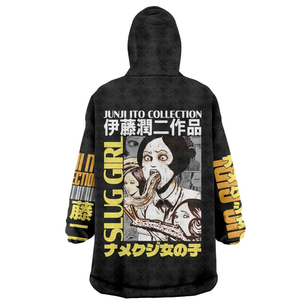 Slug Girl Junji Ito Collection Wearable Blanket Hoodie Anime Style