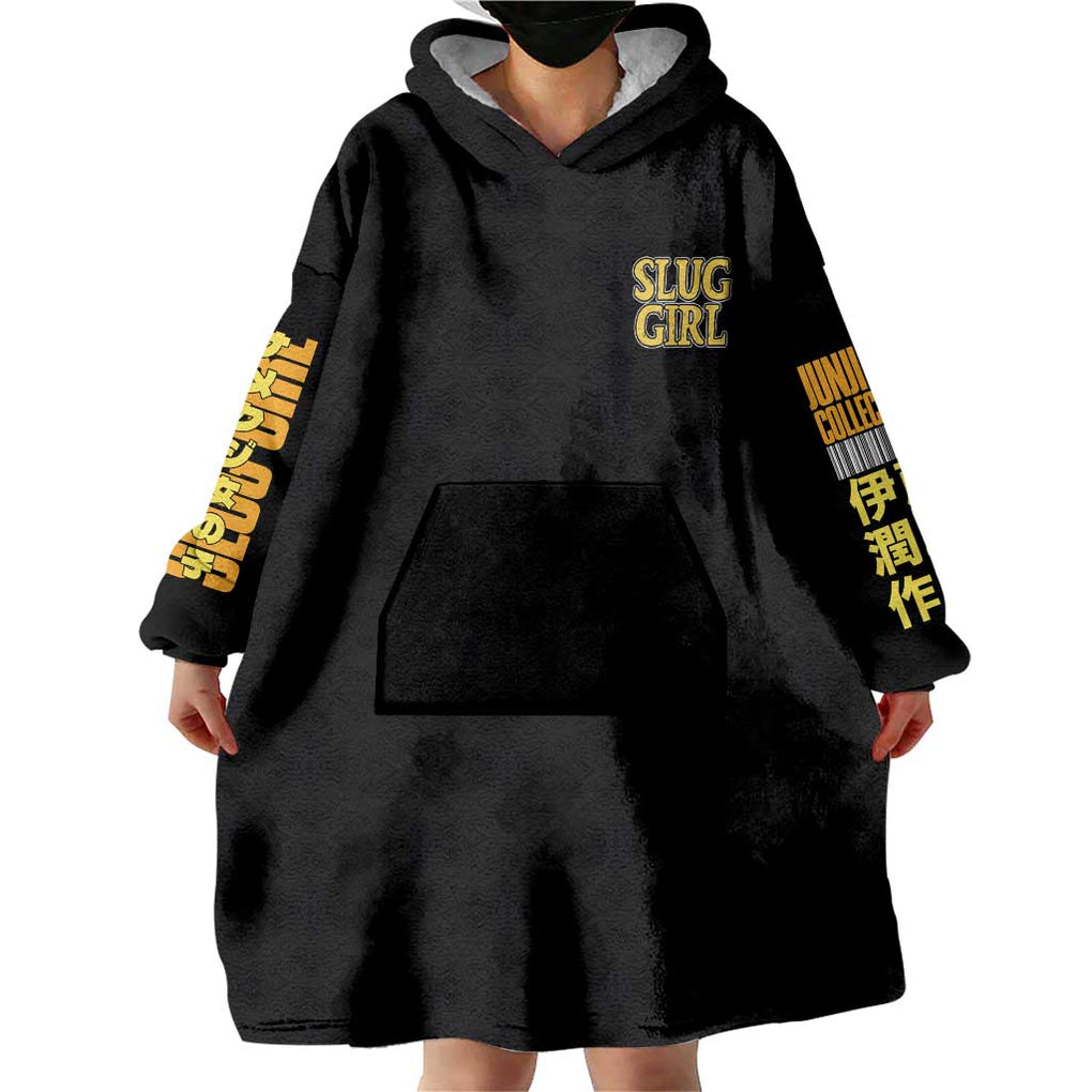 Slug Girl Junji Ito Collection Wearable Blanket Hoodie Anime Style
