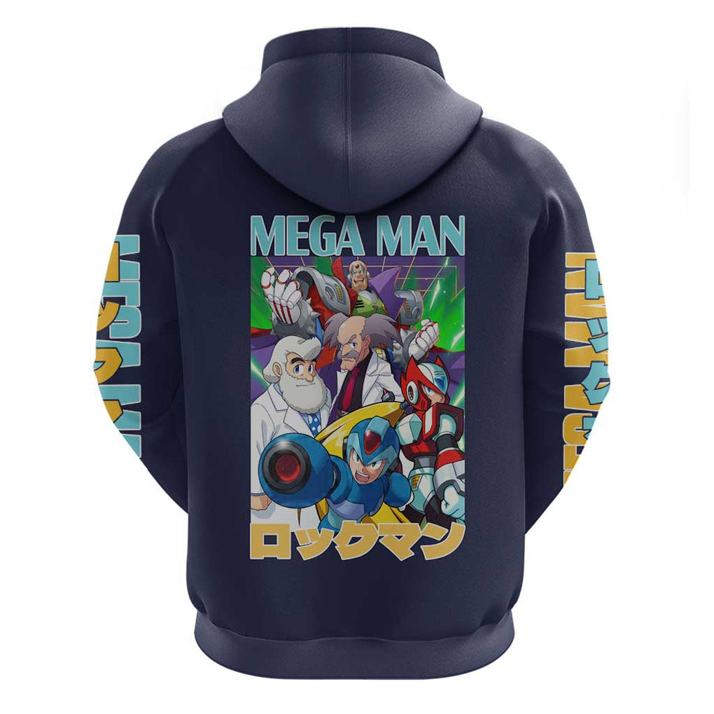 Mega Man Hoodie Anime Style