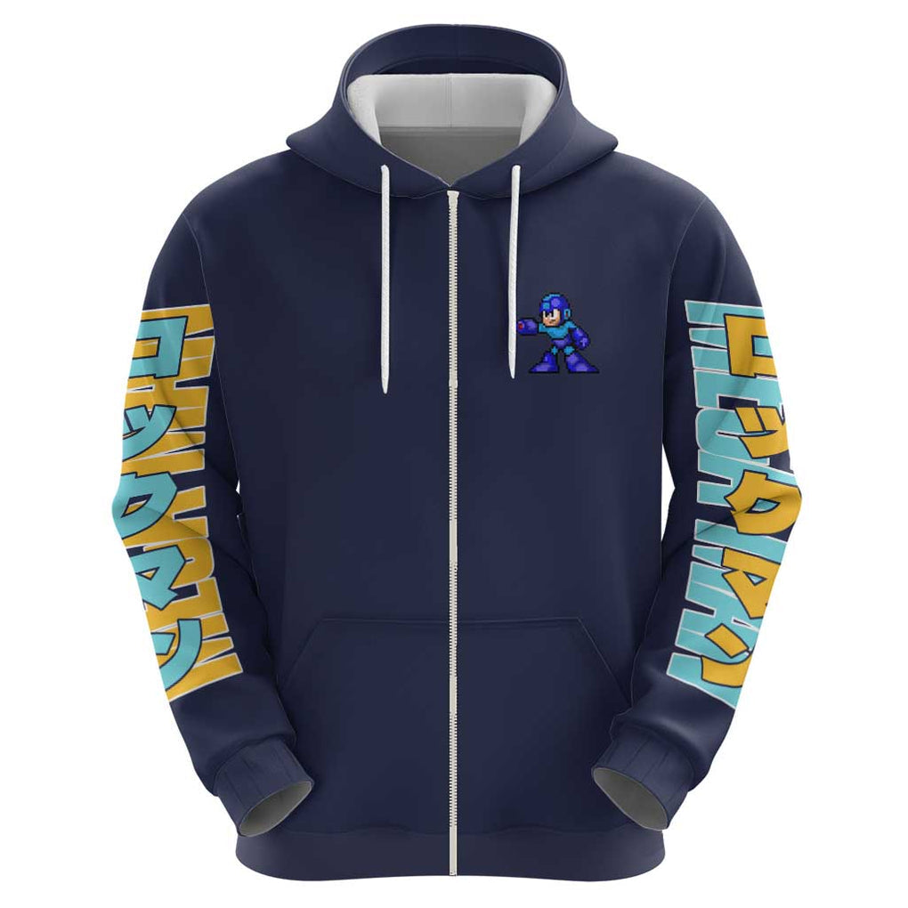 Mega Man Hoodie Anime Style