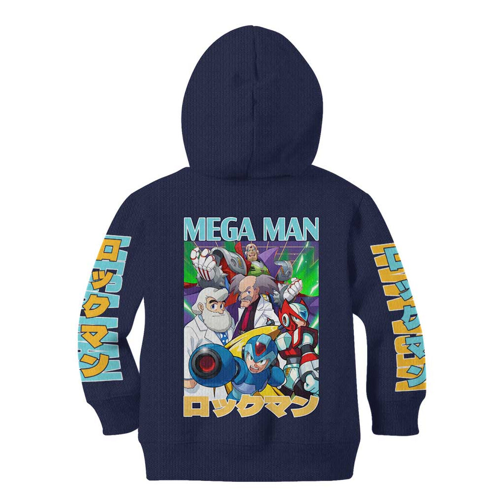 Mega Man Kid Hoodie Anime Style