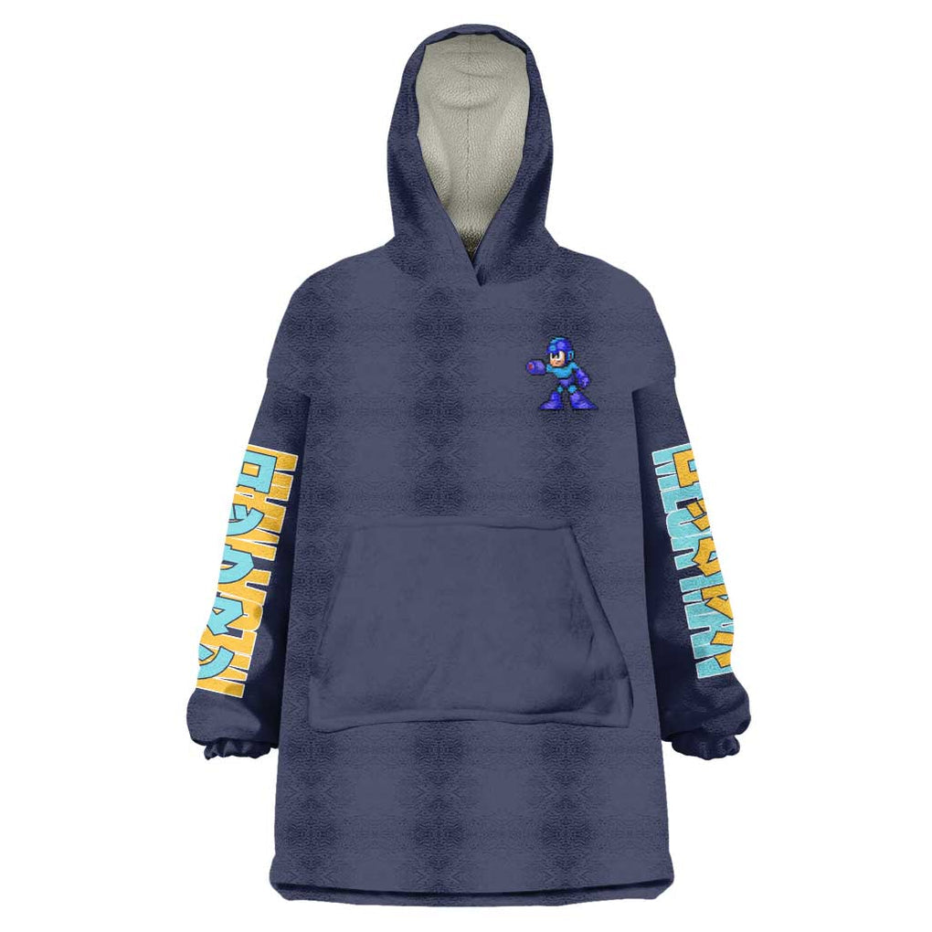 Mega Man Wearable Blanket Hoodie Anime Style