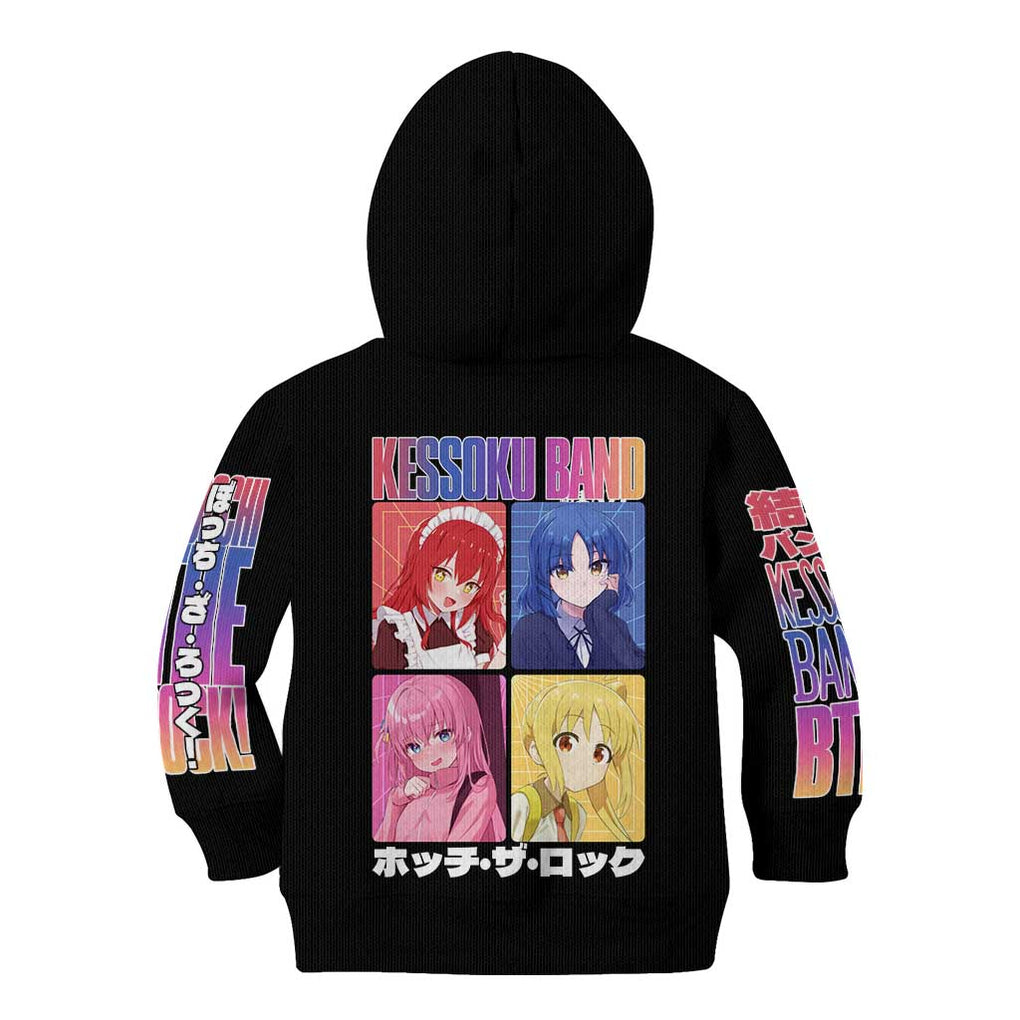 Kessoku Band Bocchi the Rock Kid Hoodie Anime Style