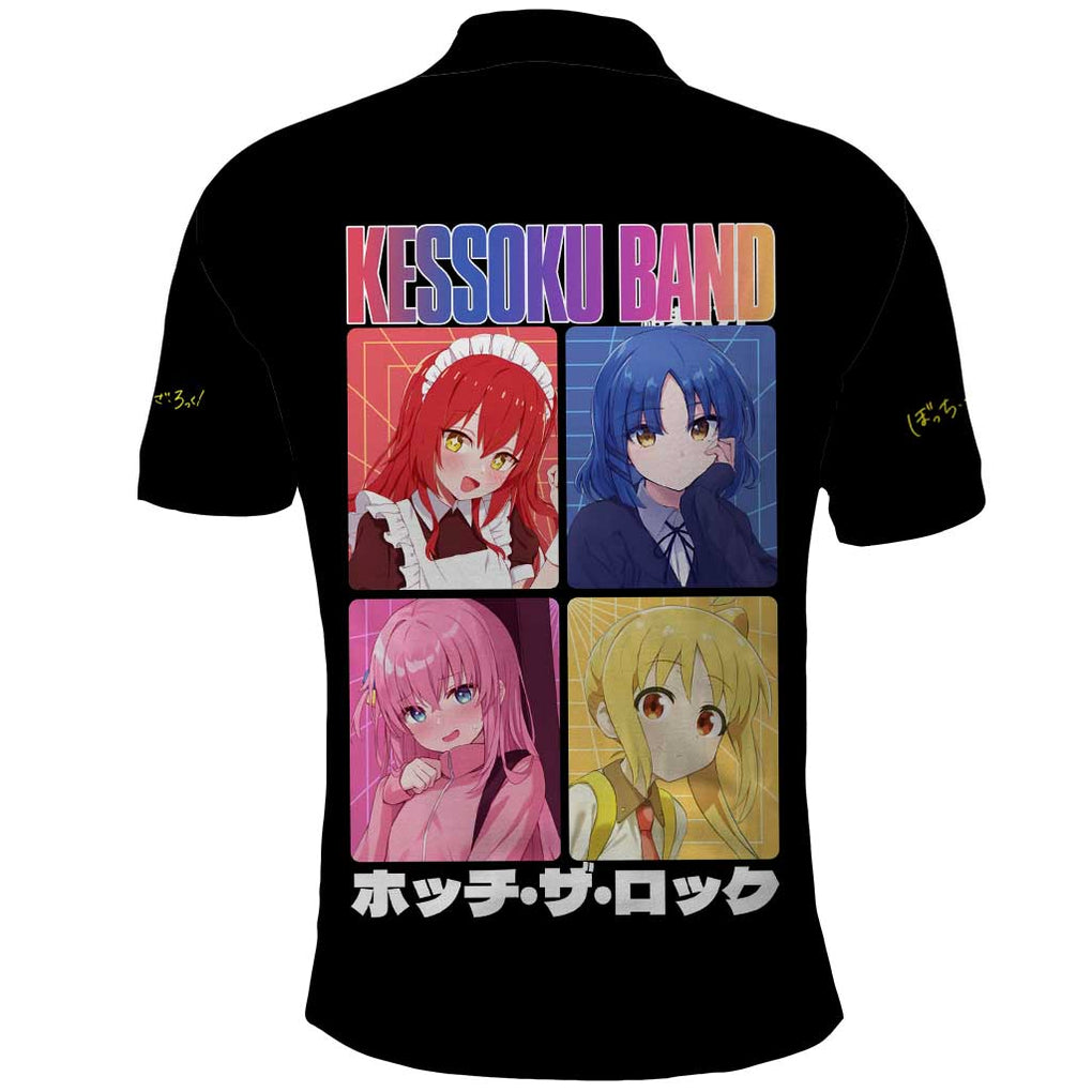 Kessoku Band Bocchi the Rock Polo Shirt Anime Style
