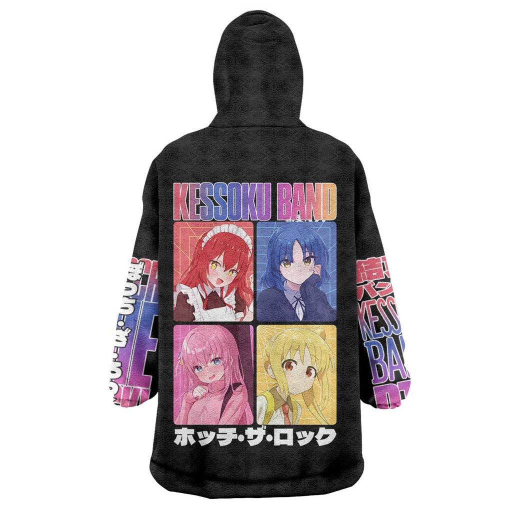 Kessoku Band Bocchi the Rock Wearable Blanket Hoodie Anime Style