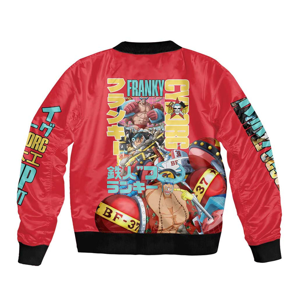 Franky V2 One Piece Bomber Jacket Anime Style