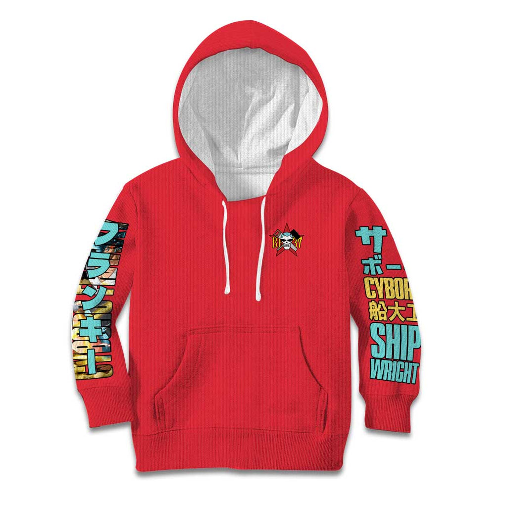 Franky V2 One Piece Kid Hoodie Anime Style
