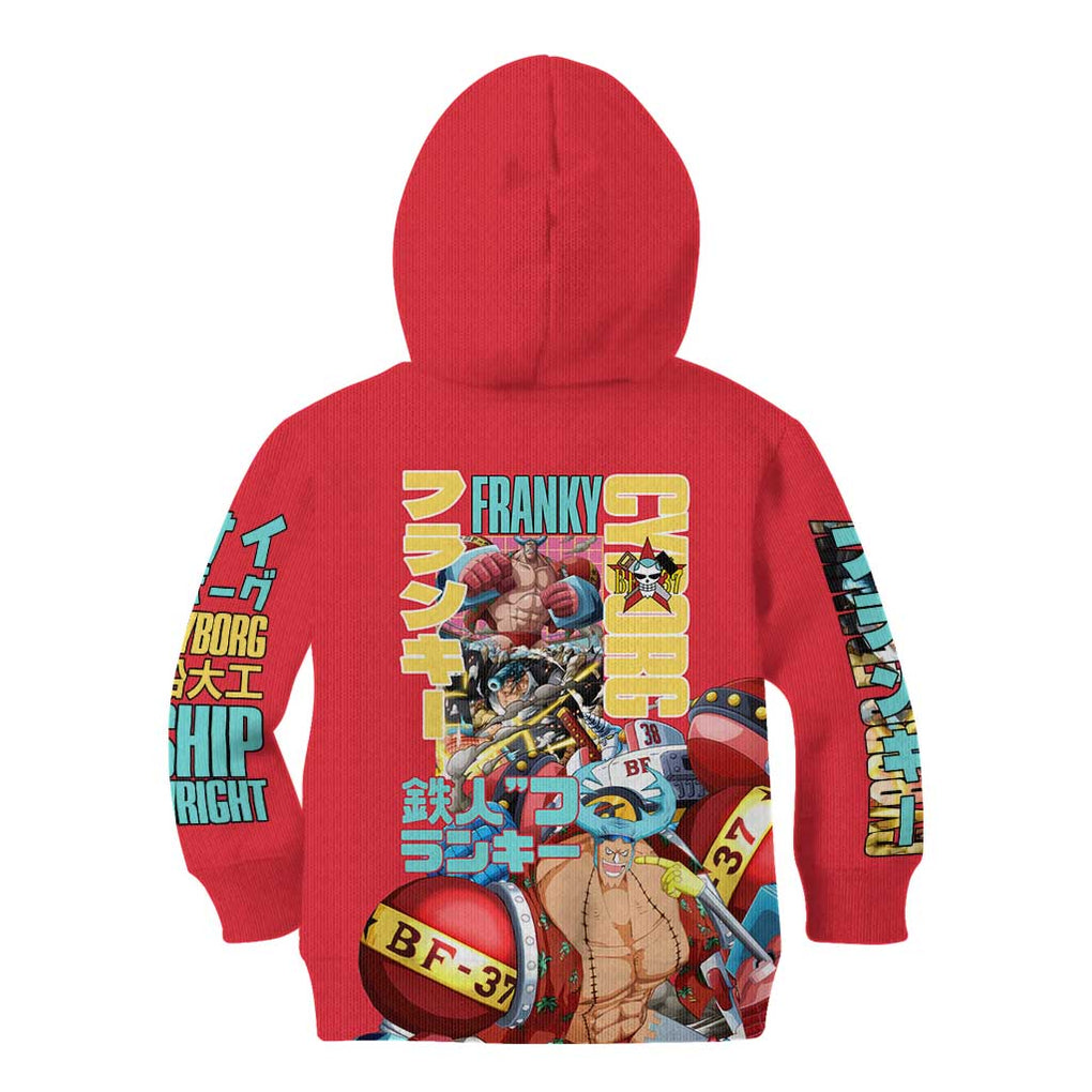 Franky V2 One Piece Kid Hoodie Anime Style
