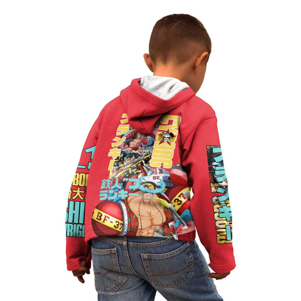 Franky V2 One Piece Kid Hoodie Anime Style
