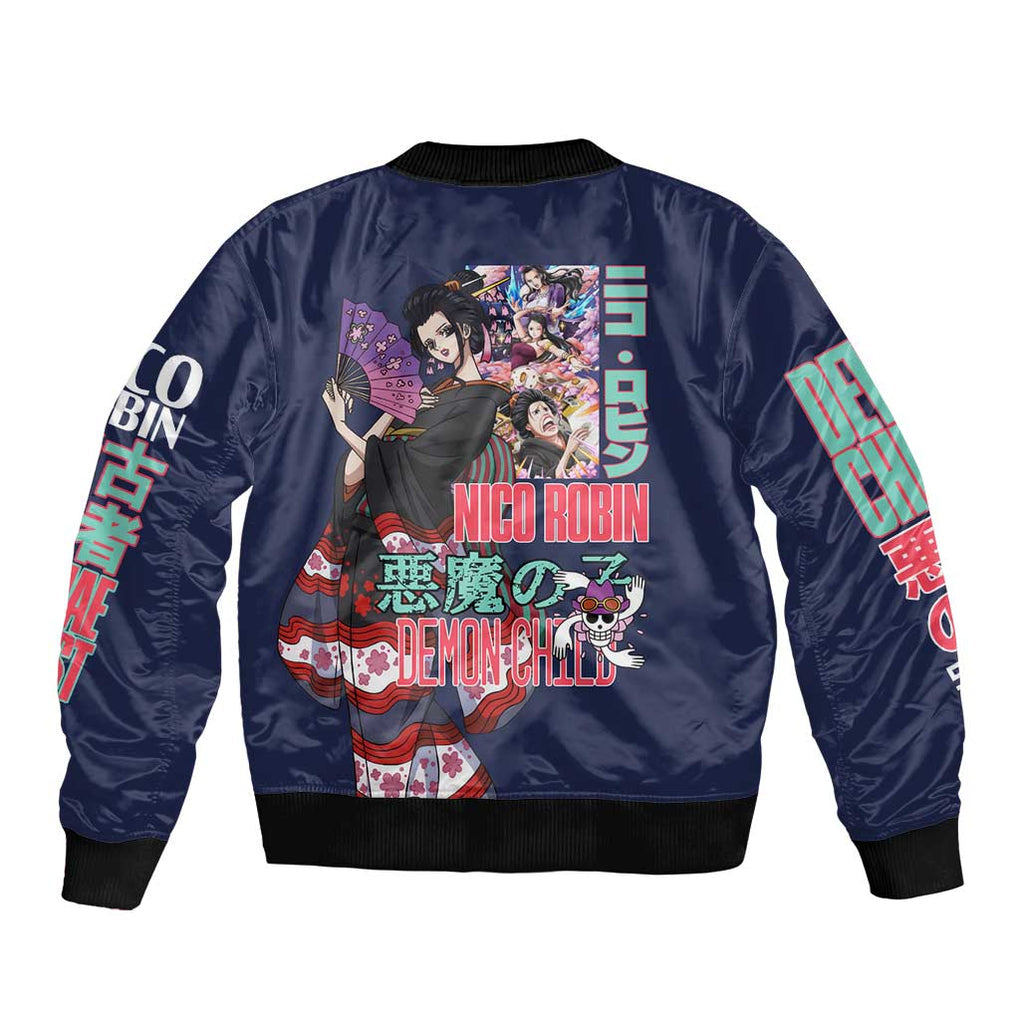 Nico Robin V2 One Piece Bomber Jacket Anime Style