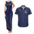 Nico Robin V2 One Piece Couples Matching Tank Maxi Dress and Hawaiian Shirt Anime Style