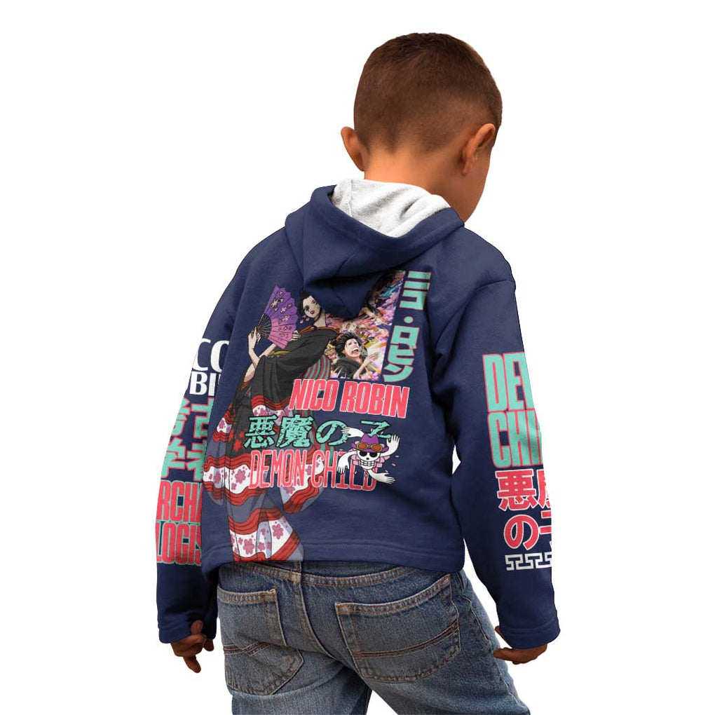Nico Robin V2 One Piece Kid Hoodie Anime Style