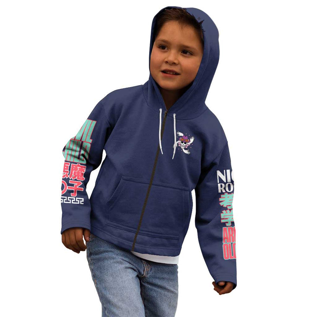 Nico Robin V2 One Piece Kid Hoodie Anime Style