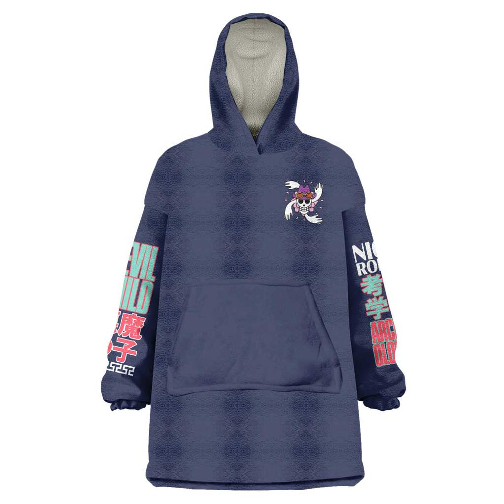 Nico Robin V2 One Piece Wearable Blanket Hoodie Anime Style