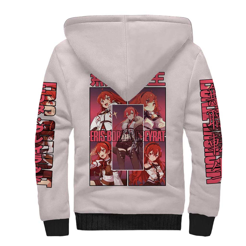 Eris Boreas Greyrat Mushoku Tensei Sherpa Hoodie Anime Style