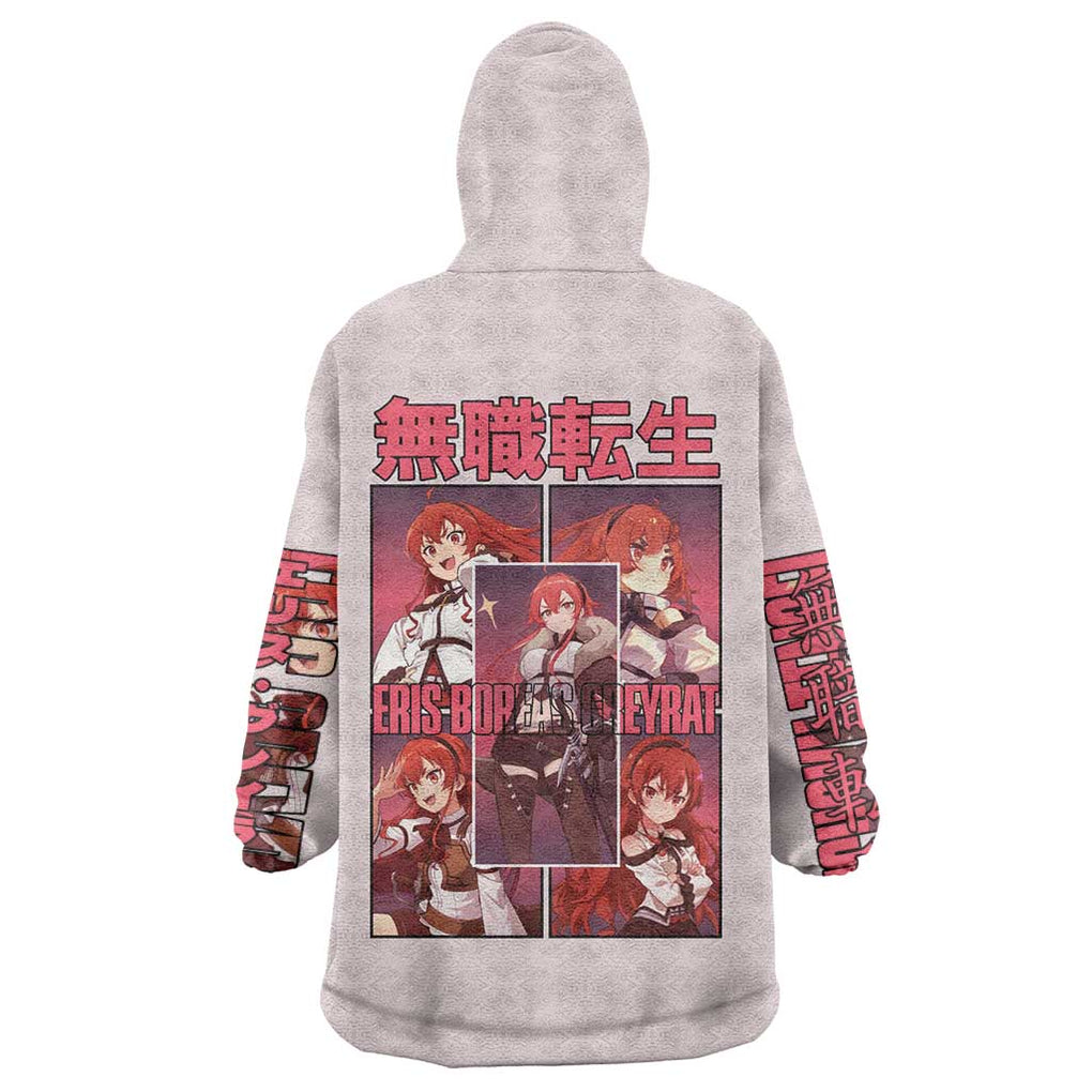 Eris Boreas Greyrat Mushoku Tensei Wearable Blanket Hoodie Anime Style