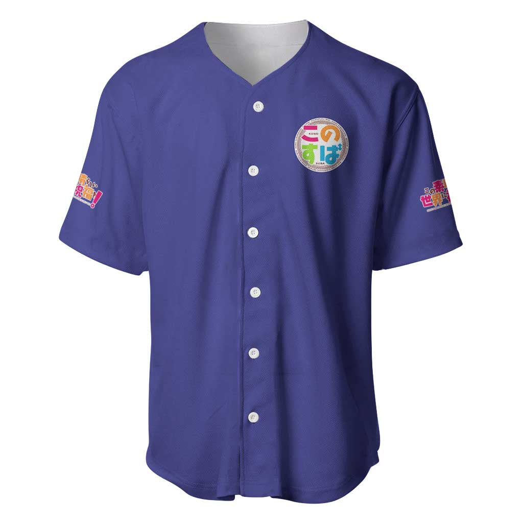 Aqua Konosuba Streetwear Baseball Jersey Anime Style - The Mazicc