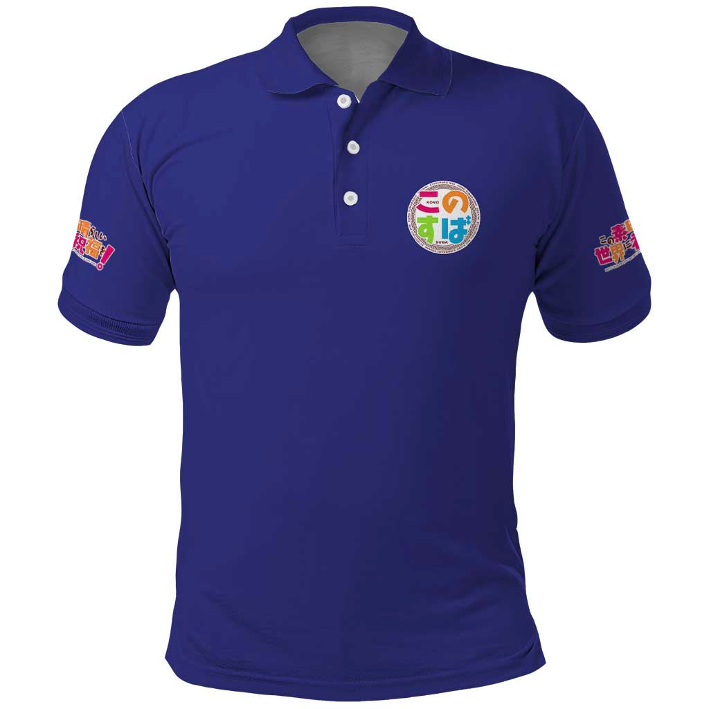 Aqua Konosuba Streetwear Polo Shirt Anime Style - The Mazicc