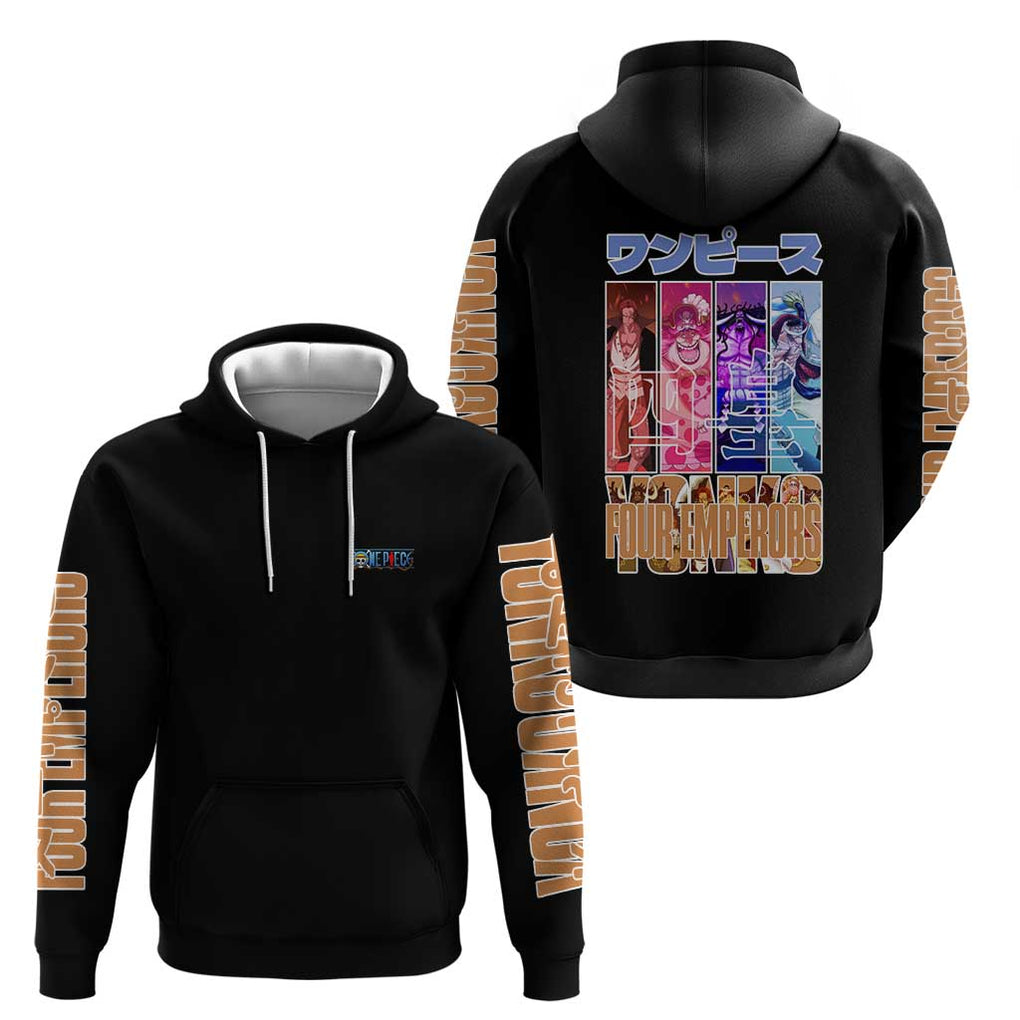 Old Generation Yonko One Piece Hoodie Anime Style