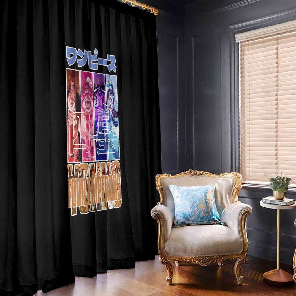 Old Generation Yonko One Piece Window Curtain Anime Style