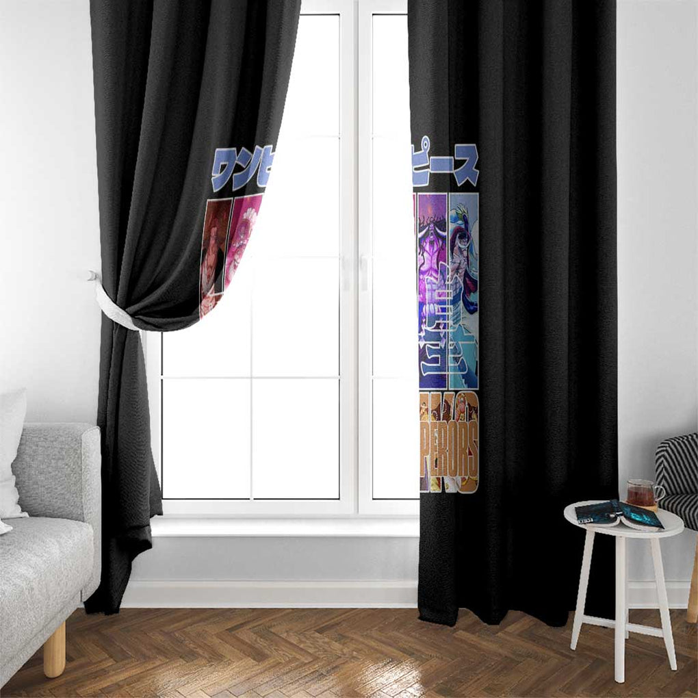 Old Generation Yonko One Piece Window Curtain Anime Style