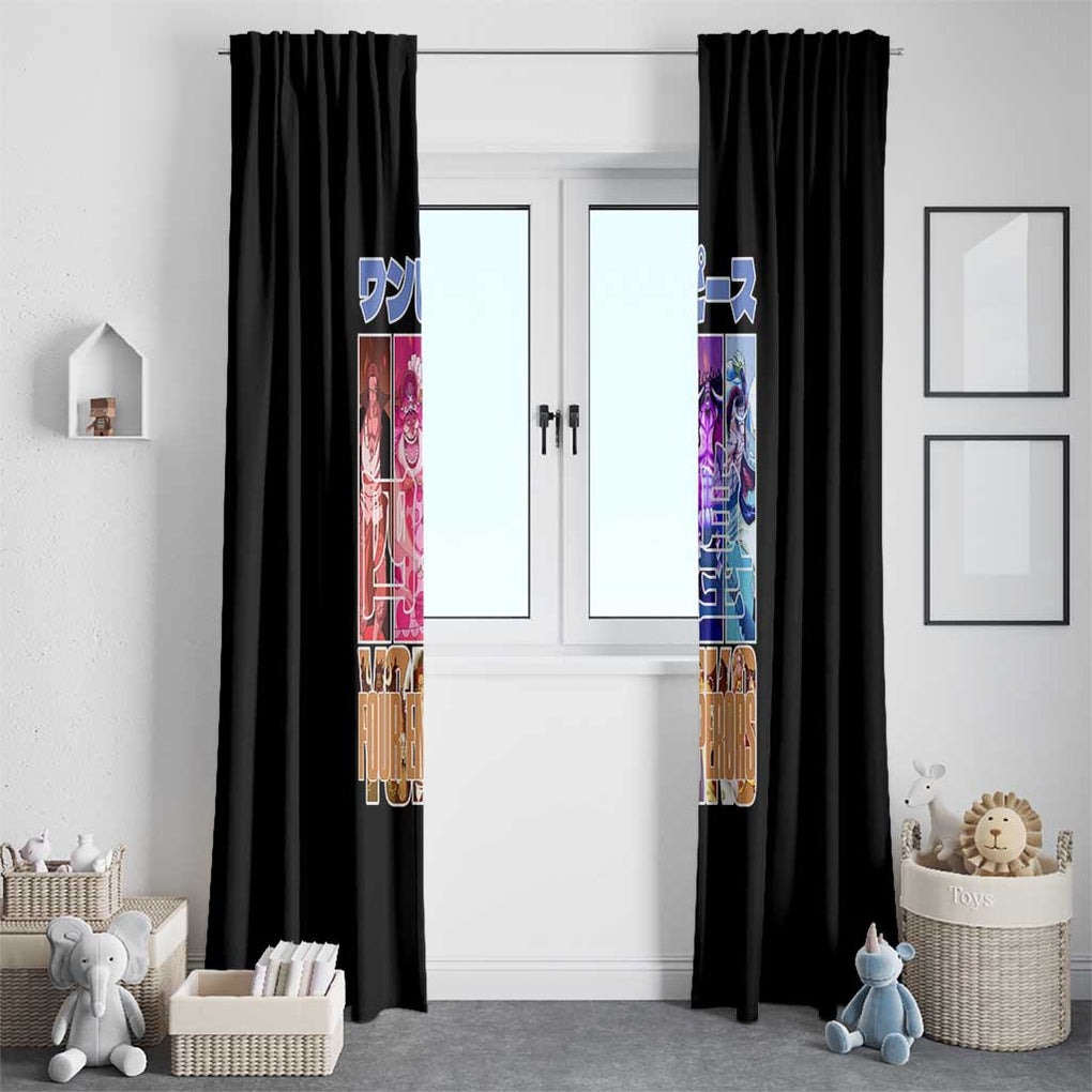 Old Generation Yonko One Piece Window Curtain Anime Style
