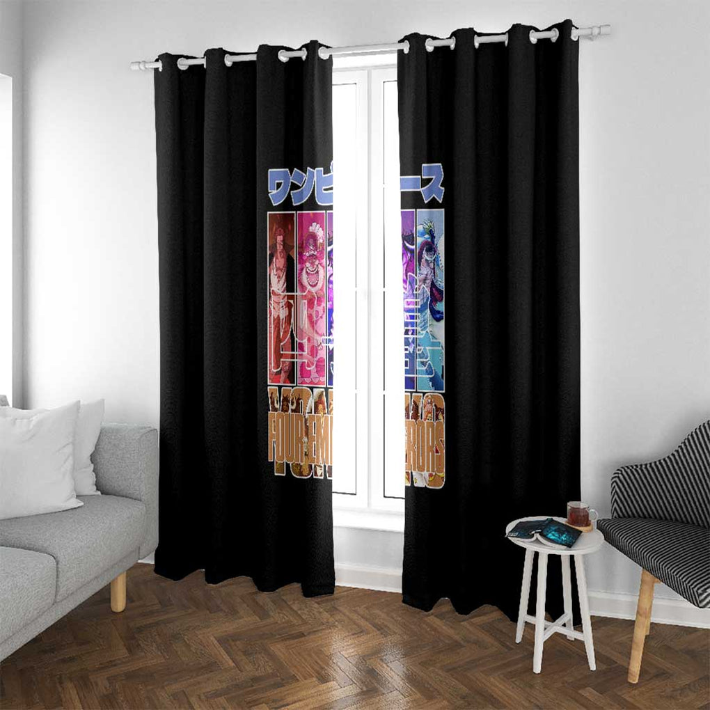 Old Generation Yonko One Piece Window Curtain Anime Style
