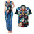 Trippy Deku x All Might My Hero Academia Couples Matching Tank Maxi Dress and Hawaiian Shirt Trippy Style