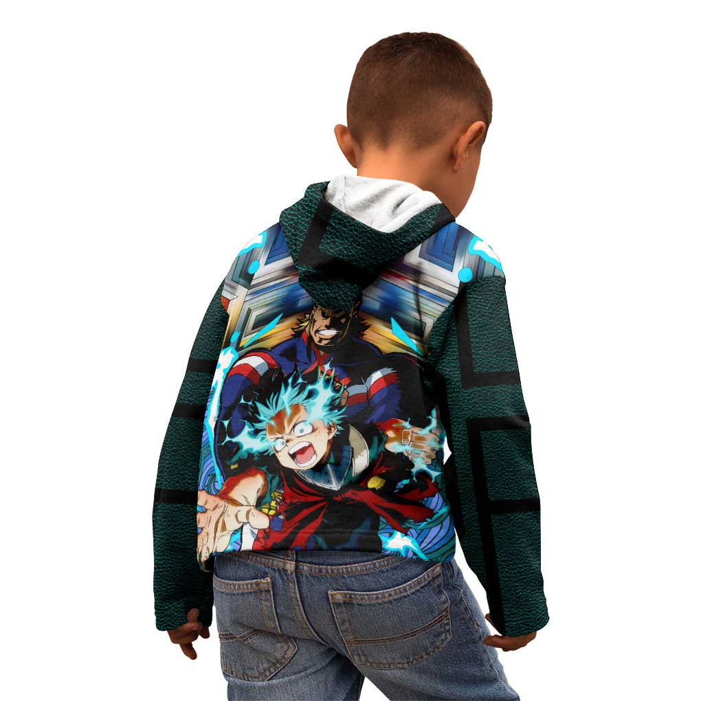 Trippy Deku x All Might My Hero Academia Kid Hoodie Trippy Style