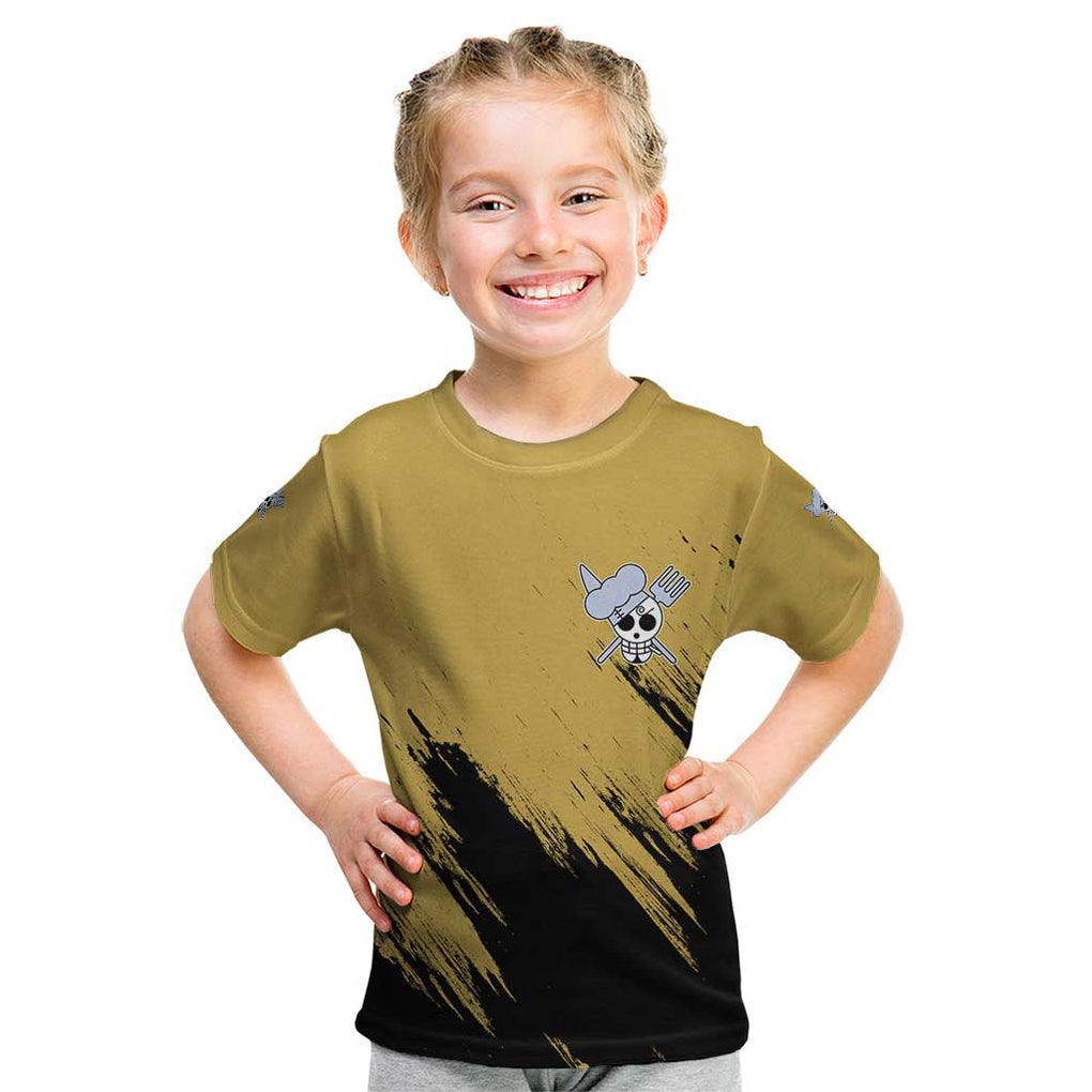 Sanji Mix Manga - One Piece Kid T Shirt Anime Style