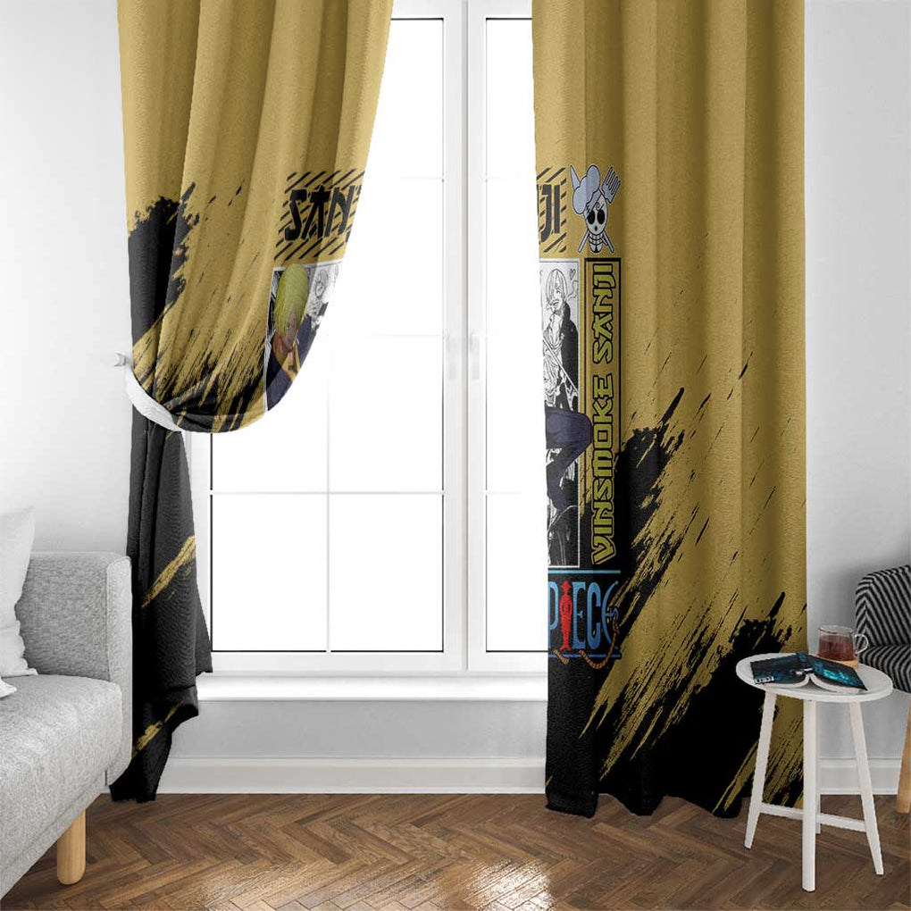 Sanji Mix Manga - One Piece Window Curtain Anime Style
