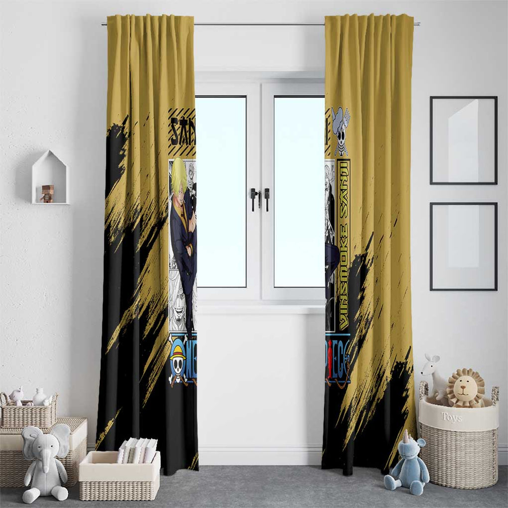 Sanji Mix Manga - One Piece Window Curtain Anime Style
