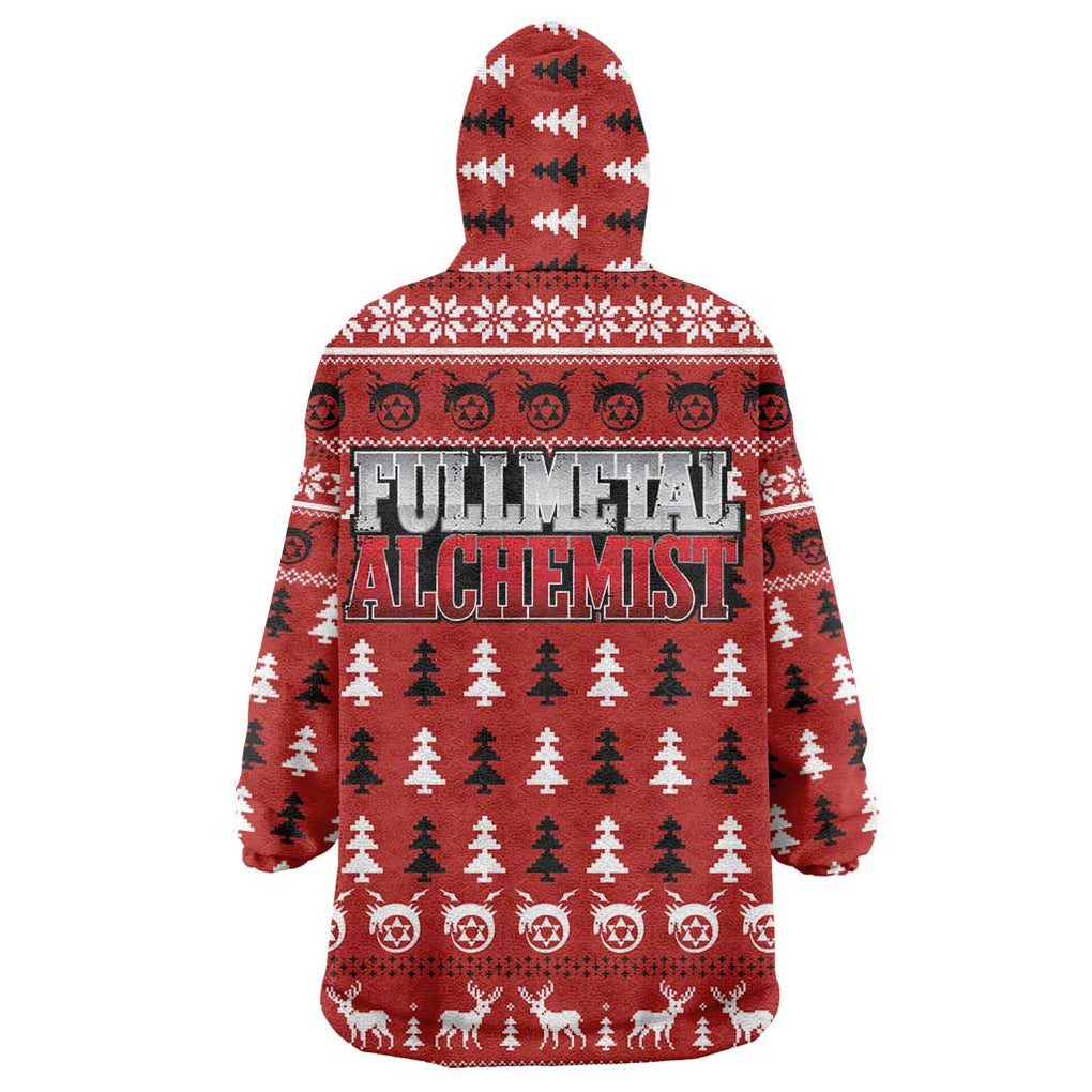 Fullmetal Alchemist - Fullmetal Alchemist Wearable Blanket Hoodie Anime Mix Christmas Style