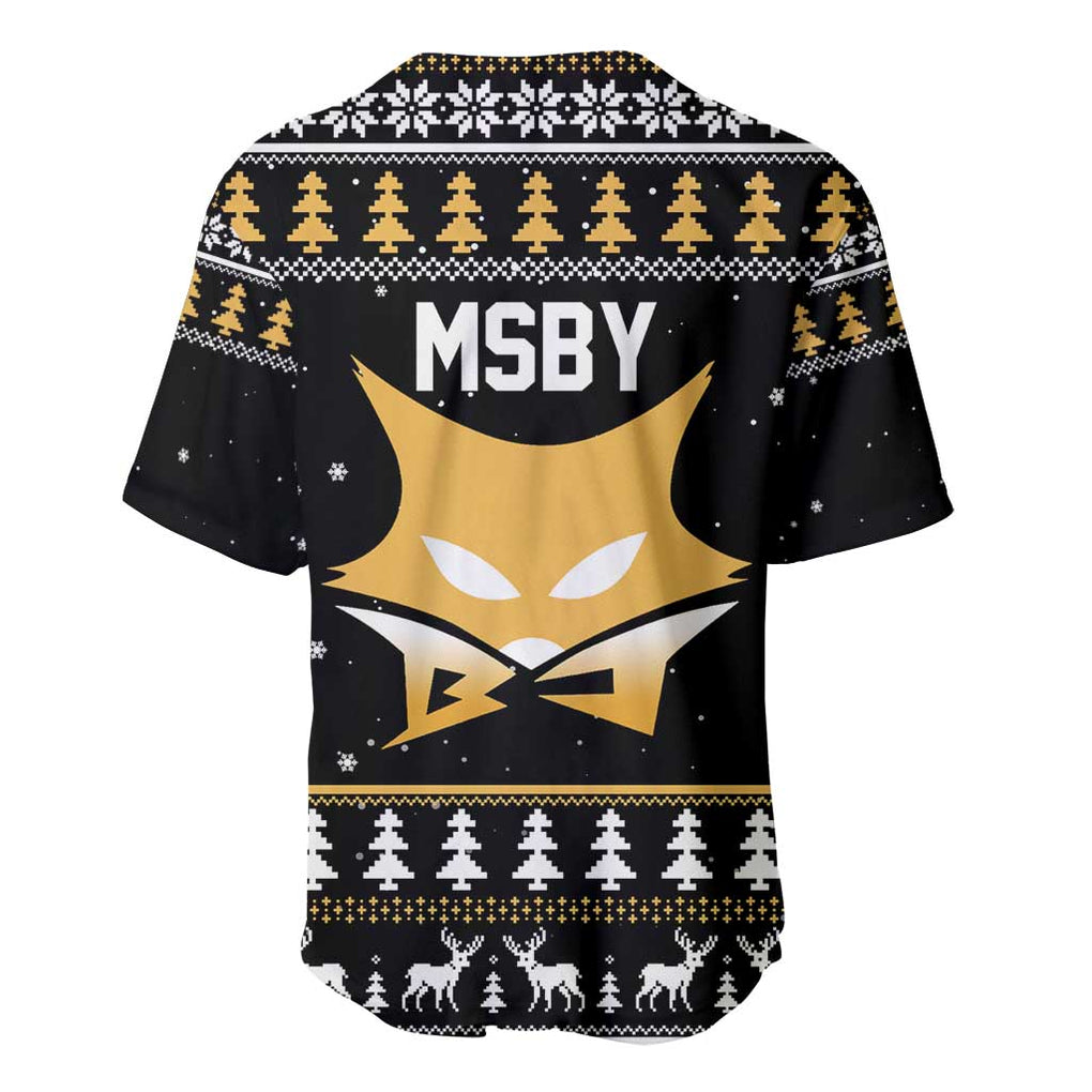 MSBY - MSBY Black Jackal Baseball Jersey Anime Mix Christmas Style