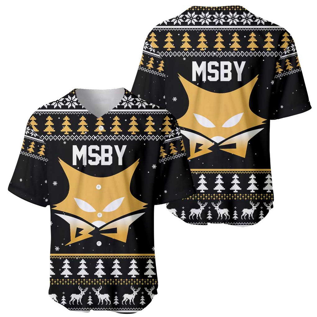 MSBY - MSBY Black Jackal Baseball Jersey Anime Mix Christmas Style