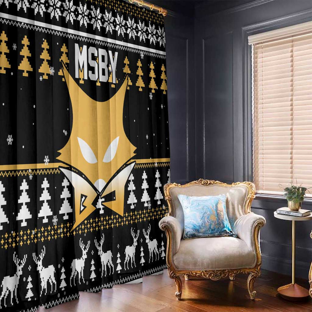 MSBY - MSBY Black Jackal Window Curtain Anime Mix Christmas Style