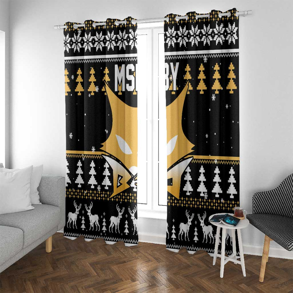MSBY - MSBY Black Jackal Window Curtain Anime Mix Christmas Style