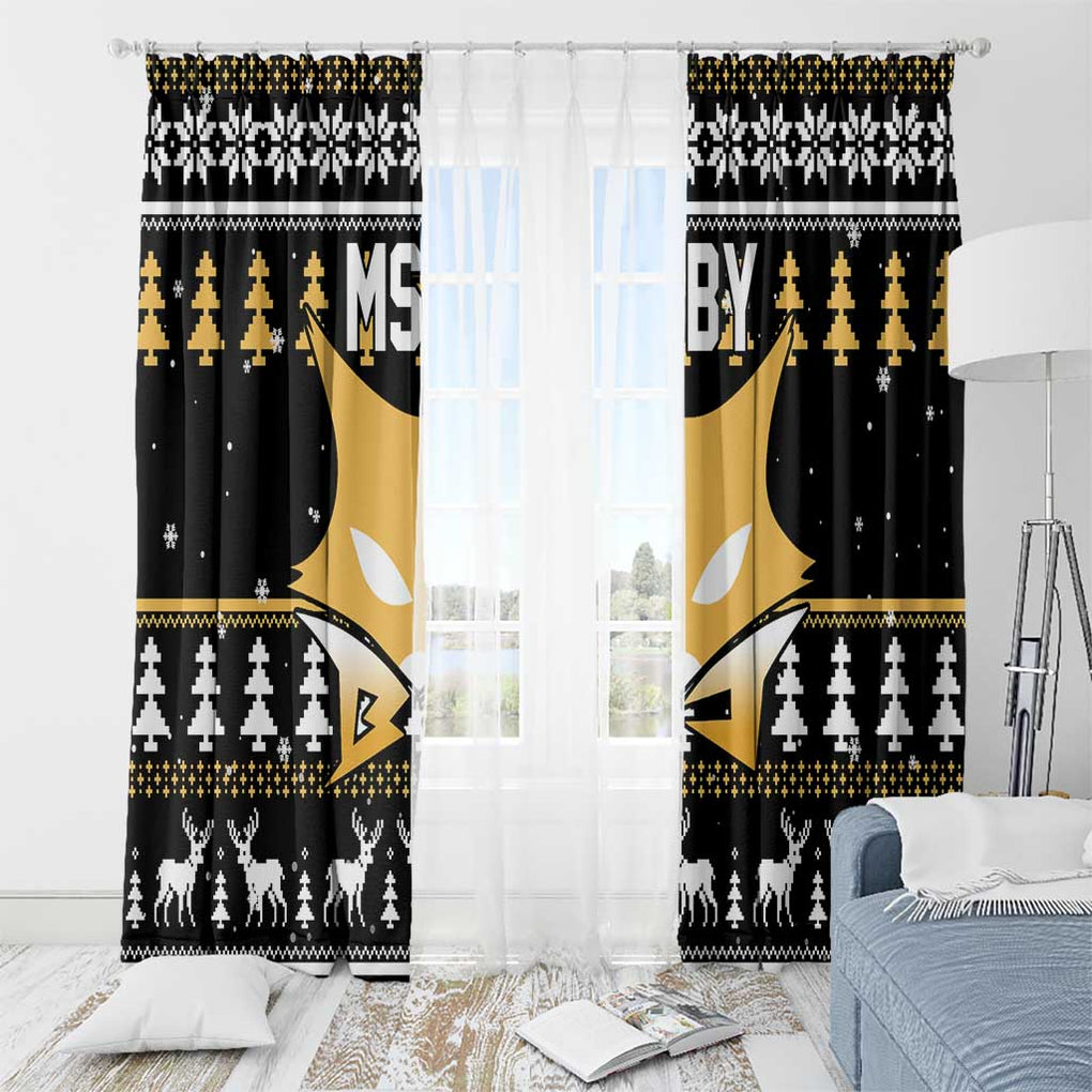MSBY - MSBY Black Jackal Window Curtain Anime Mix Christmas Style