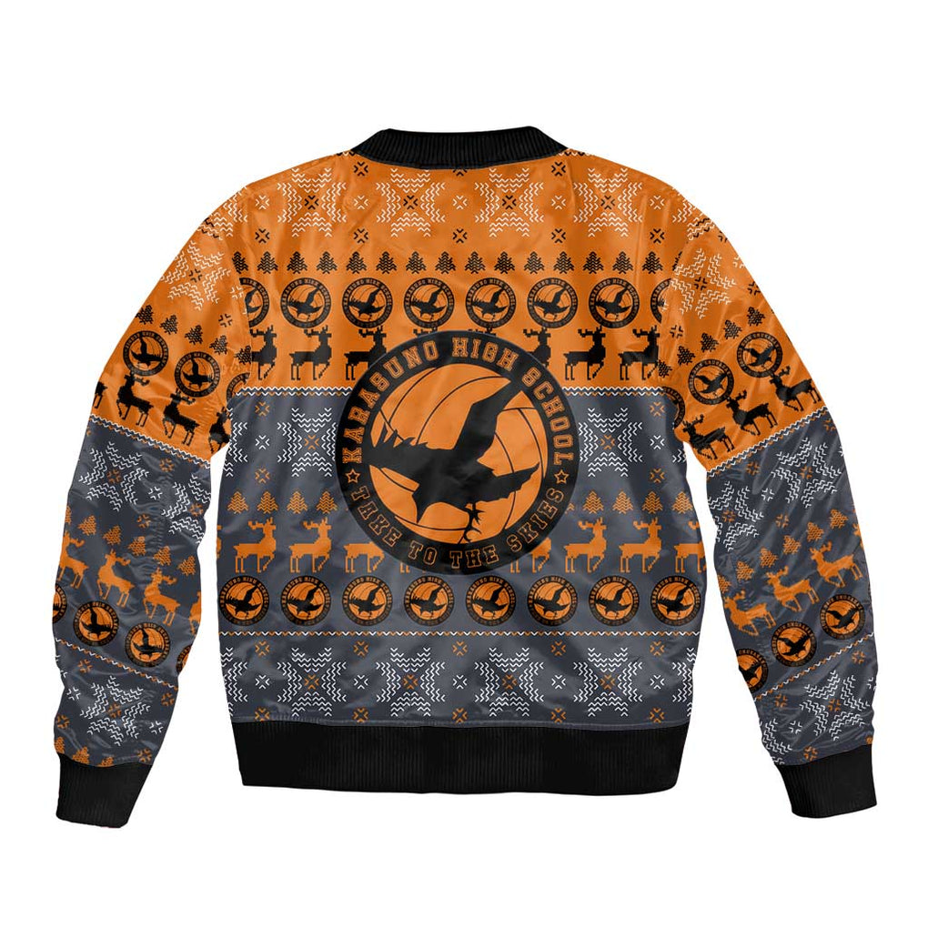 Karasuno - Haikyuu Bomber Jacket Anime Mix Christmas Style