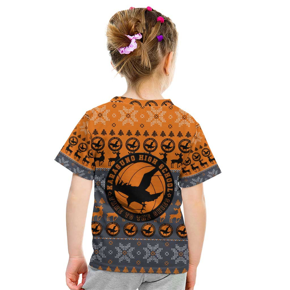 Karasuno - Haikyuu Kid T Shirt Anime Mix Christmas Style