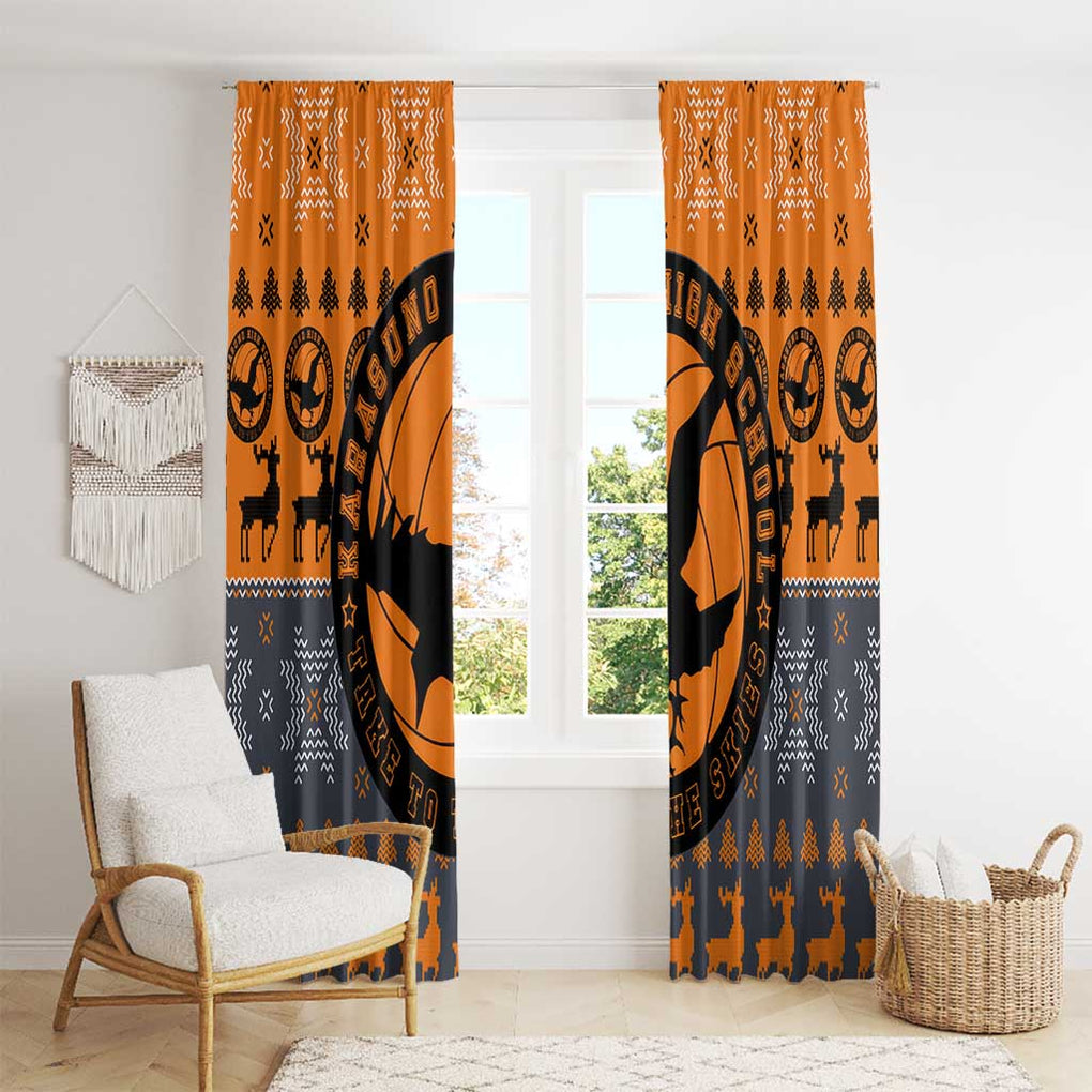 Karasuno - Haikyuu Window Curtain Anime Mix Christmas Style